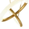Maytoni Pendelleuchte Node 2 Ringe gold 3000K
