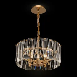 Maytoni Pendelleuchte Puntes 4-flammig gold