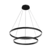 Maytoni Pendelleuchte Rim schwarz 2 Ringe
