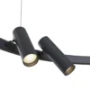 Maytoni Pendelleuchte Satellite schwarz