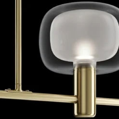 Maytoni Pendelleuchte Vision 3-flammig gold mit Glas