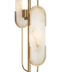 Maytoni Stehleuchte Marmo gold Naturstein marmor 160cm