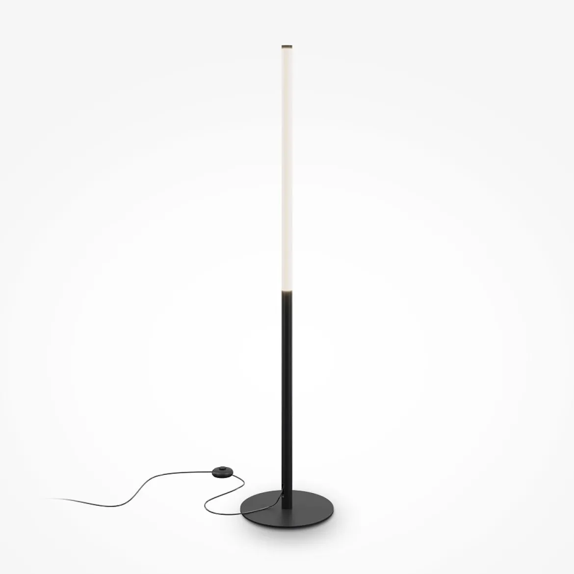 Maytoni Stehleuchte Ray schwarz 130cm 3000K