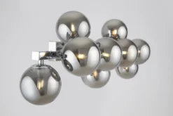 Maytoni Wandleuchte Dallas 61cm chrom rauchglas