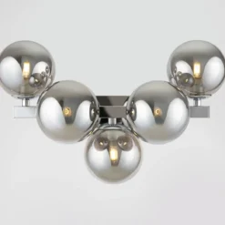 Maytoni Wandleuchte Dallas 32cm chrom rauchglas