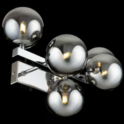 Maytoni Wandleuchte Dallas 32cm chrom rauchglas