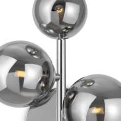Maytoni Wandleuchte Dallas  3-flammig chrom rauchglas