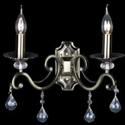 Maytoni Wandleuchte Grace 2-flammig messing