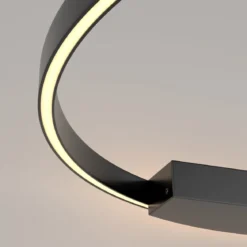 Maytoni Wandleuchte Rim schwarz 3000K 80cm