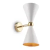 Maytoni Wandleuchte Vesper 2-flammig weiß gold