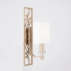 Maytoni Wandleuchte Vittoria goldfarben creme
