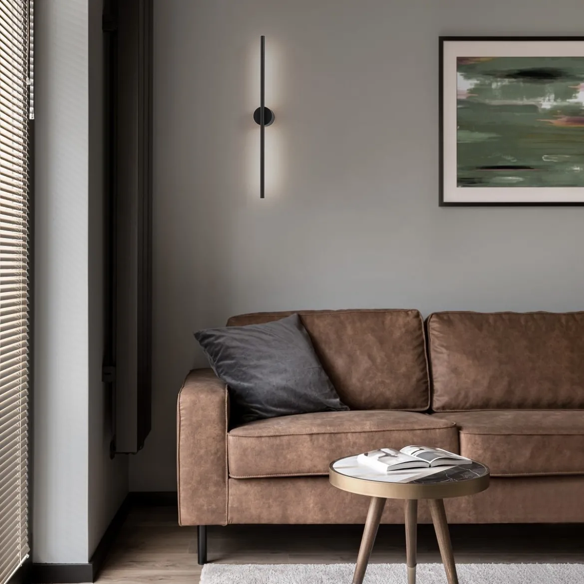 Nova Luce 9081102 ADEN LED Wandleuchte 3000K Schwarz
