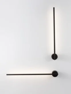 Nova Luce 9081800 ADEN LED Wandleuchte 3000K Schwarz 60cm