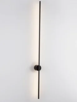 Nova Luce 9081810 ADEN LED Wandleuchte 3000K Schwarz 120cm