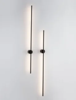 Nova Luce 9081810 ADEN LED Wandleuchte 3000K Schwarz 120cm