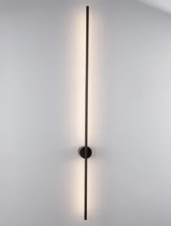 Nova Luce 9081810 ADEN LED Wandleuchte 3000K Schwarz 120cm