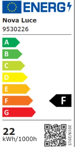 Nova Luce 9530226 ADRIA LED Pendelleuchte 60cm 3000K Messing Gold dimmbar