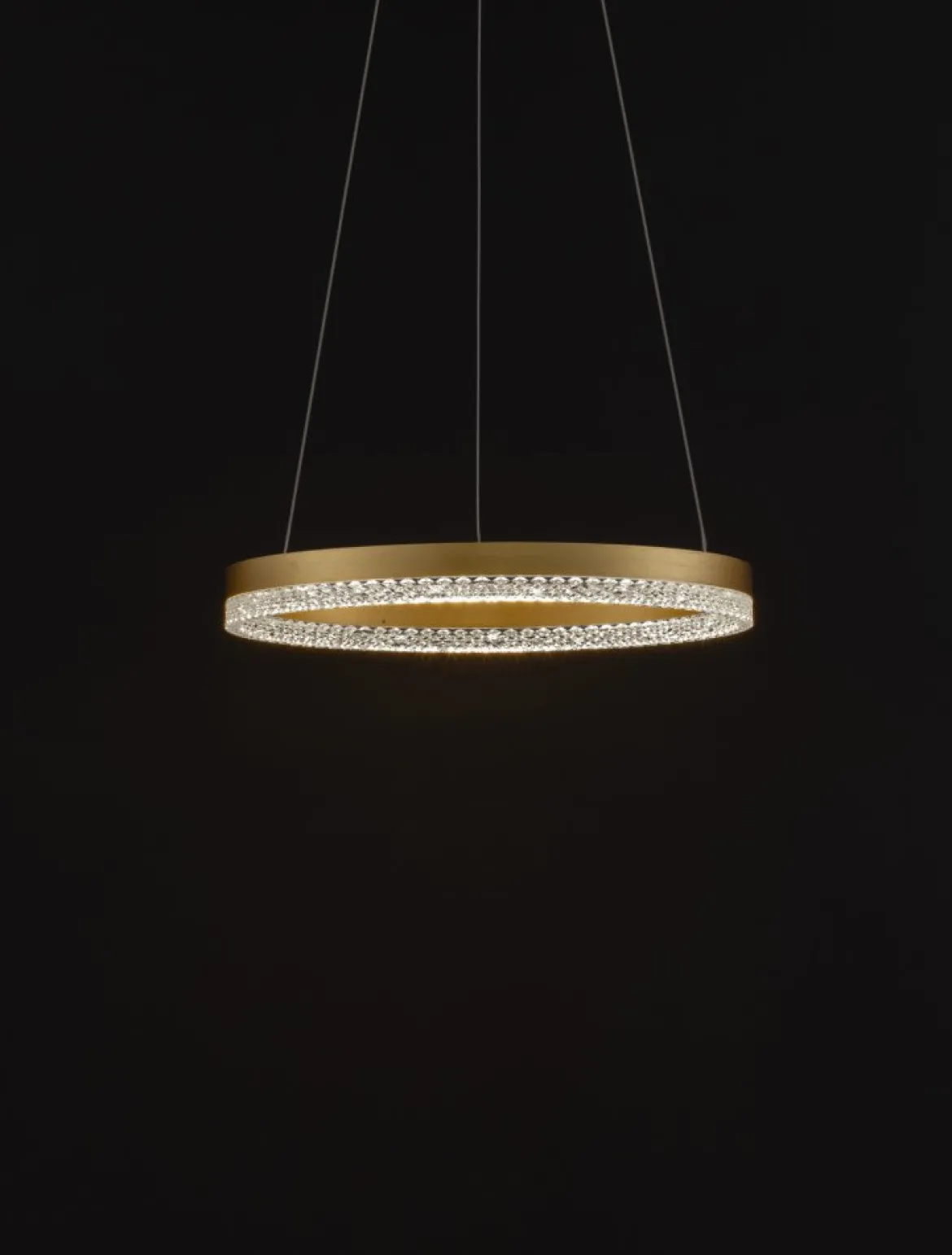 Nova Luce 9530226 ADRIA LED Pendelleuchte 60cm 3000K Messing Gold dimmbar