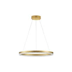 Nova Luce 9530228 ADRIA LED Pendelleuchte 60cm 3000K Messing Gold dimmbar