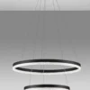 Nova Luce 9530229 ADRIA LED Pendelleuchte 2-flammig 60cm 3000K Schwarz dimmbar