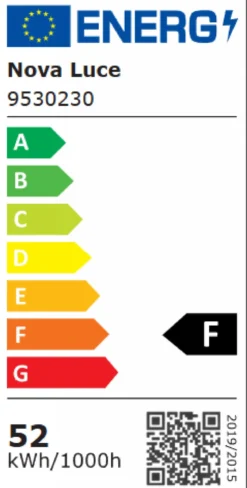 Nova Luce 9530230 ADRIA LED Pendelleuchte 2-flammig 60cm 3000K Messing Gold