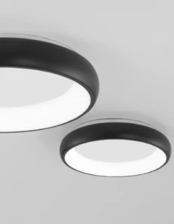 Nova Luce 8105616 ALBI LED Deckenleuchte 1-flammig 3000K Schwarz 41cm