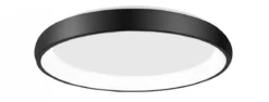 Nova Luce 8105611 ALBI LED Deckenleuchte 1-flammig 3000K Schwarz 61cm