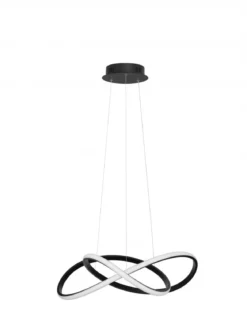 Nova Luce 9248107 AMARA LED Pendelleuchte 56cm 3000K Schwarz