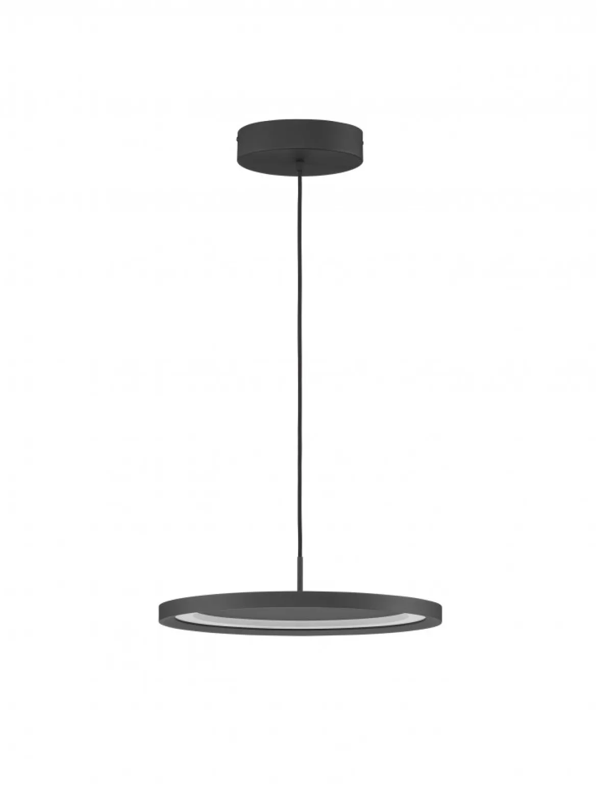 Nova Luce 9212909 ANDRIA LED Pendelleuchte 40cm 3000K Schwarz dimmbar