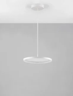 Nova Luce 9212910 ANDRIA LED Pendelleuchte 40cm 3000K Weiss dimmbar