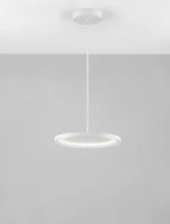 Nova Luce 9212910 ANDRIA LED Pendelleuchte 40cm 3000K Weiss dimmbar