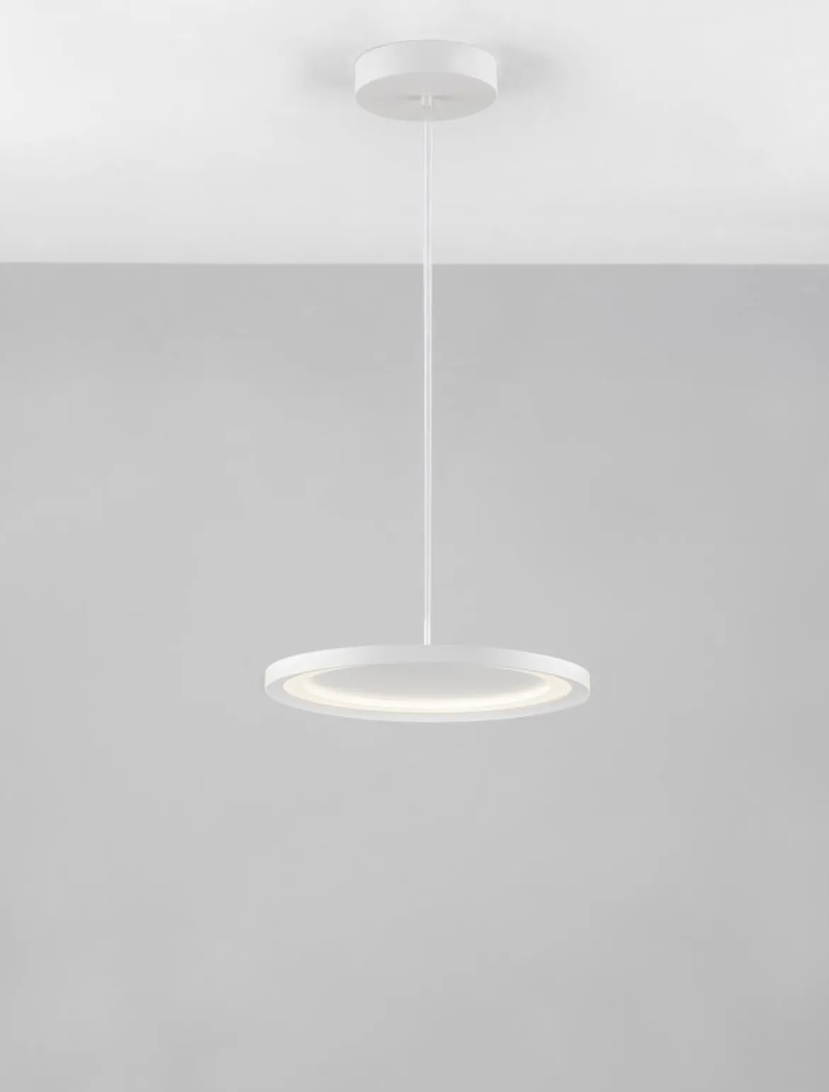 Nova Luce 9212910 ANDRIA LED Pendelleuchte 40cm 3000K Weiss dimmbar