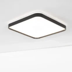 Nova Luce 9081240 ATHOS LED Deckenleuchte 1-flammig 3000K Schwarz