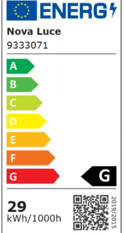 Nova Luce 9333071 AURELIA LED Deckenleuchte 50cm 3500K Chrom Kristall