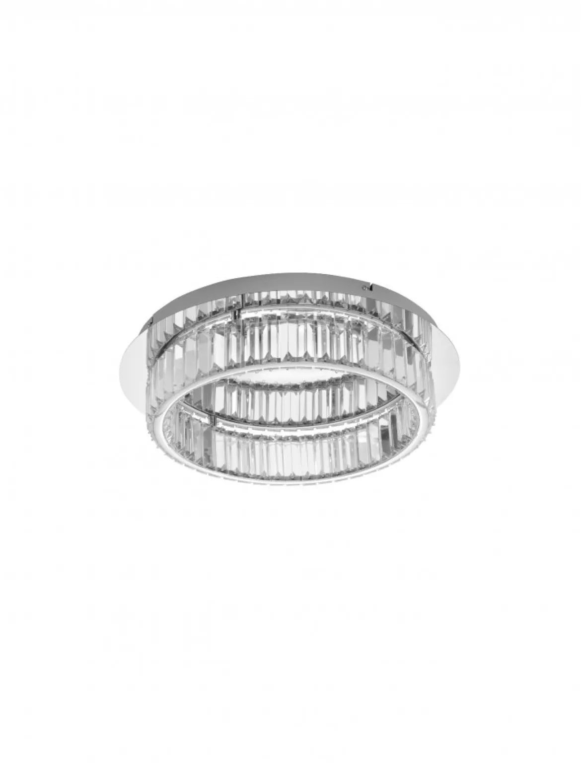 Nova Luce 9333071 AURELIA LED Deckenleuchte 50cm 3500K Chrom Kristall