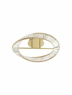 Nova Luce 9333060 AURELIA LED Deckenleuchte 60cm 3500K Gold Kristall