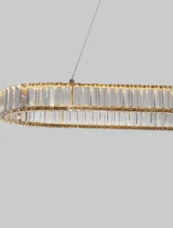 Nova Luce 9333073 AURELIA LED Pendelleuchte 92cm 3500K Gold Kristall