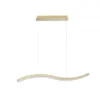 Nova Luce 9333078 AURELIA LED Pendelleuchte 100cm 3500K Gold Kristall