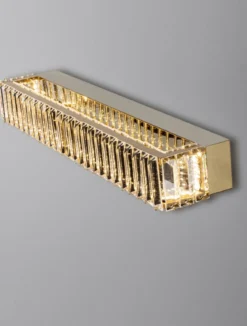 Nova Luce 9333074 AURELIA LED Wandleuchte 8x60cm 3500K Gold Kristall