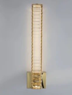 Nova Luce 9333065 AURELIA LED Wandleuchte 14x60cm 3500K Gold Kristall