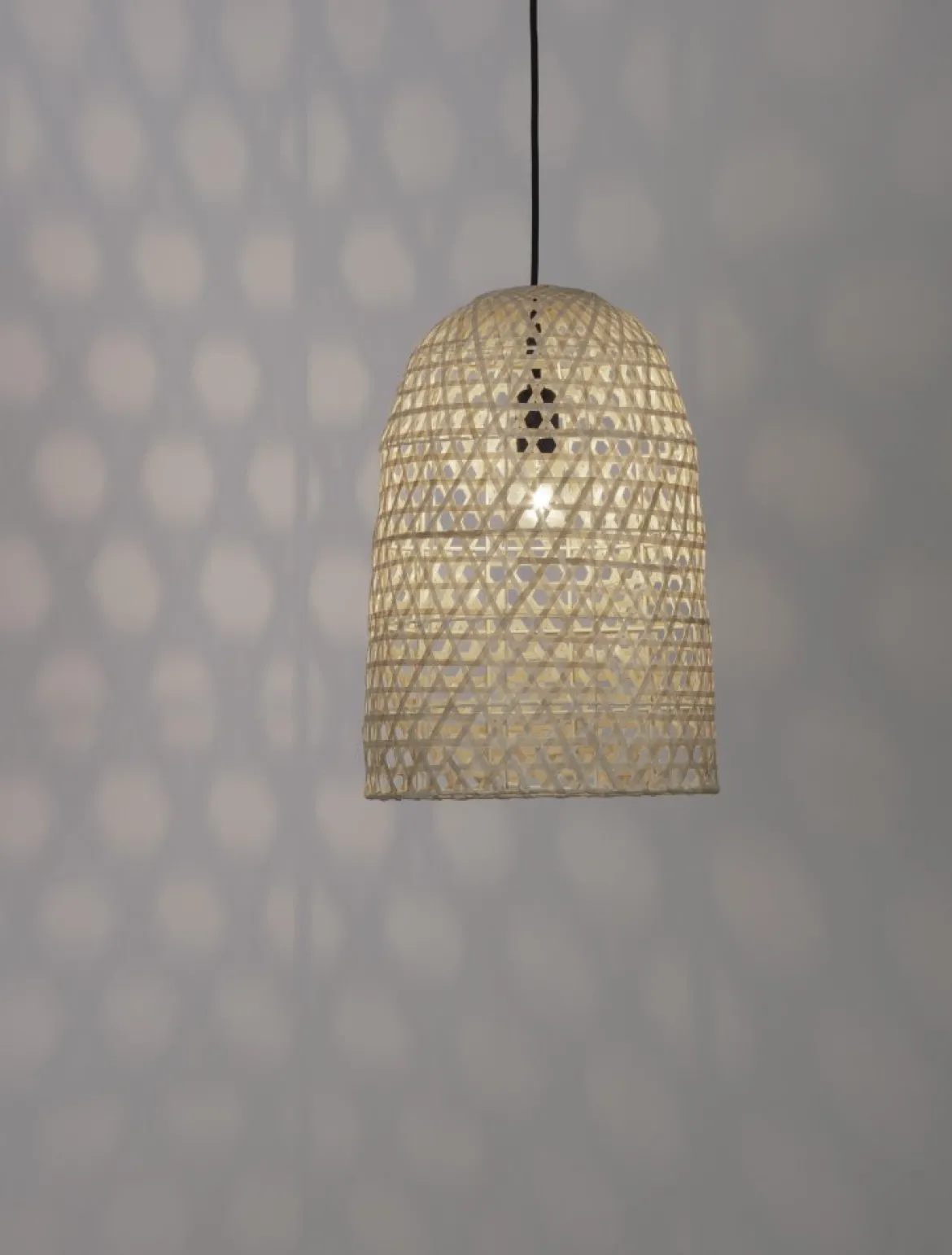 Nova Luce 9586509 AURORA Pendelleuchte 43x30cm Natur E27