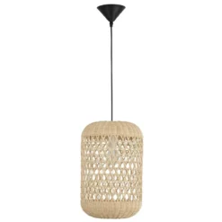 Nova Luce 9587161 AURORA Pendelleuchte 37x24,5cm Natur E27