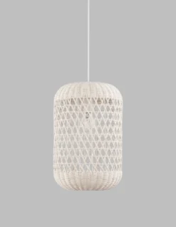 Nova Luce 9587162 AURORA Pendelleuchte 37x24,5cm Elfenbein E27