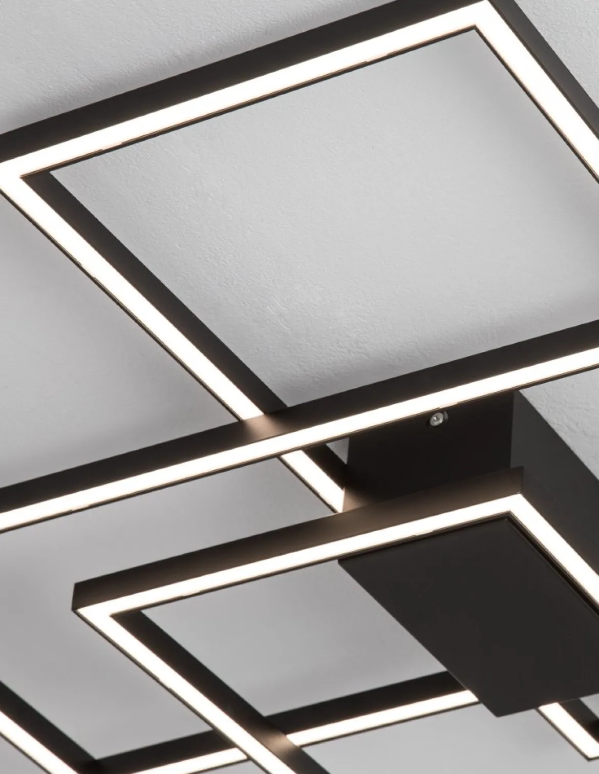 Nova Luce 9508431 BILBAO LED Deckenleuchte 90x67cm 3000K Schwarz