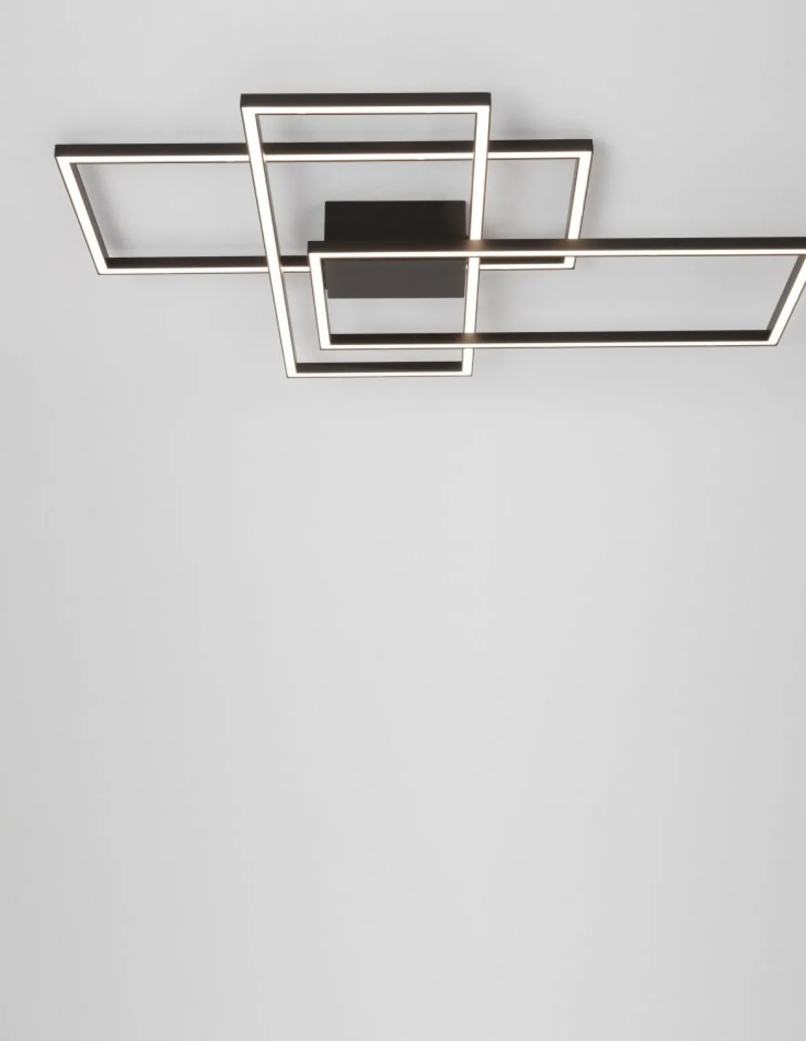 Nova Luce 9508431 BILBAO LED Deckenleuchte 90x67cm 3000K Schwarz