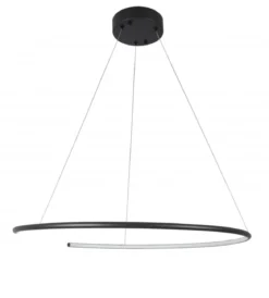 Nova Luce 9010023 BREDA LED Pendelleuchte 70cm 3000K Schwarz