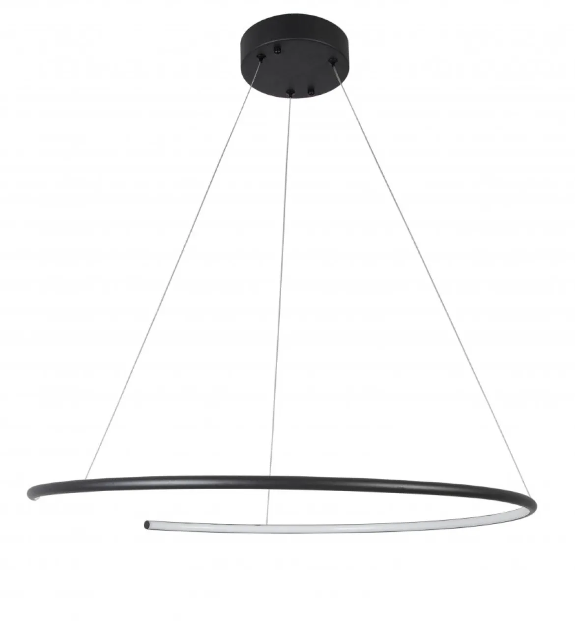 Nova Luce 9010023 BREDA LED Pendelleuchte 70cm 3000K Schwarz