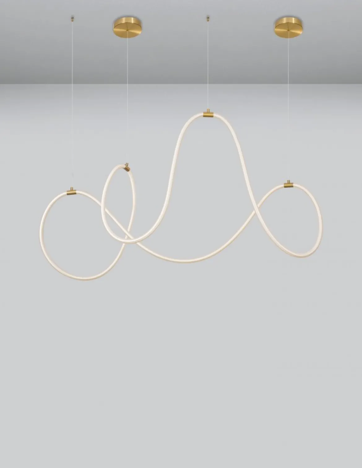 Nova Luce 9082093 CERELIA LED Pendelleuchte 3000K Messing Gold
