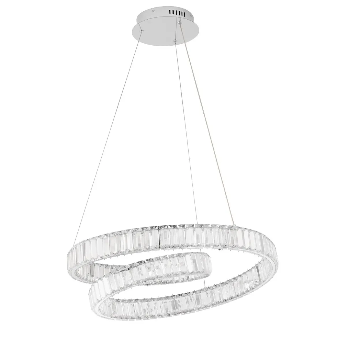 Nova Luce 9019720 CONCETO LED Pendelleuchte 60cm 3500K Chrom