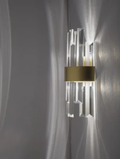Nova Luce 9695220 CROWN Wandleuchte Satin Gold G9